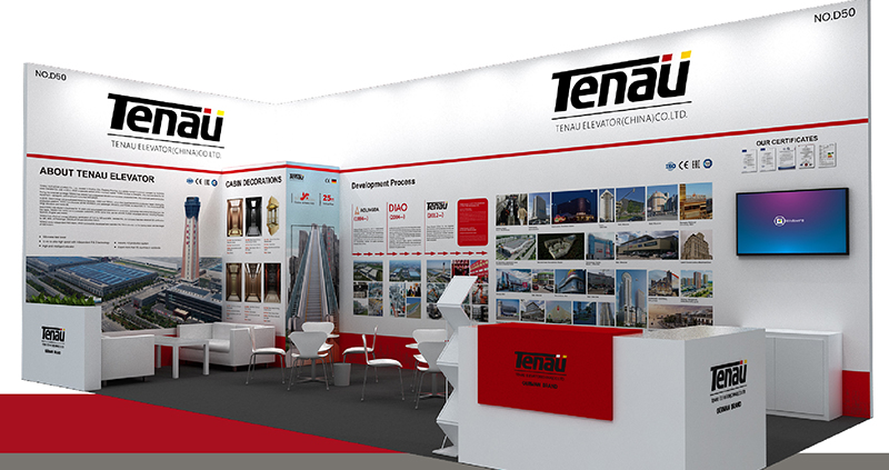 Компания TENAU ELEVATOR (CHINA) CO.,LTD. примет участие в Международной выставке лифтов,которая пройдет в Эр-Рияде, Саудовская Аравия, с 28 по 30 октября. Номер нашего стенда — D50. Добро пожаловать всем в гости!